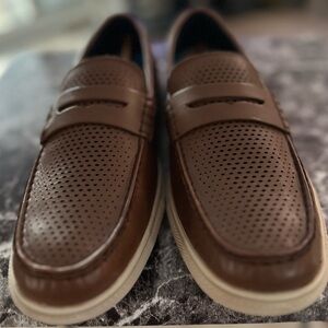 Dockers Men's Chocolate Brown Perforated Loafers